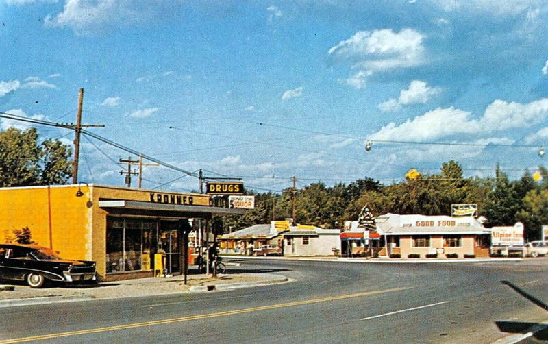 Alpine Inn - Vintage Postcard